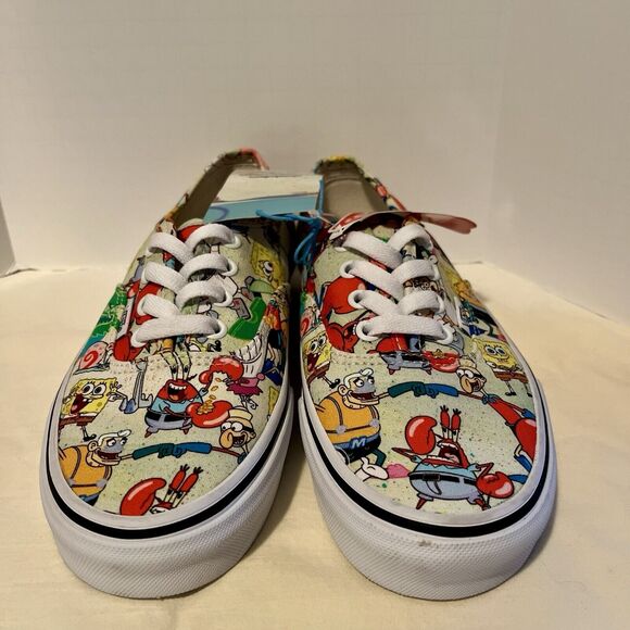 Vans Authentic Era Spongebob All Characters Canvas Customs Sneakers W 7.5 M 6 - Picture 7 of 10